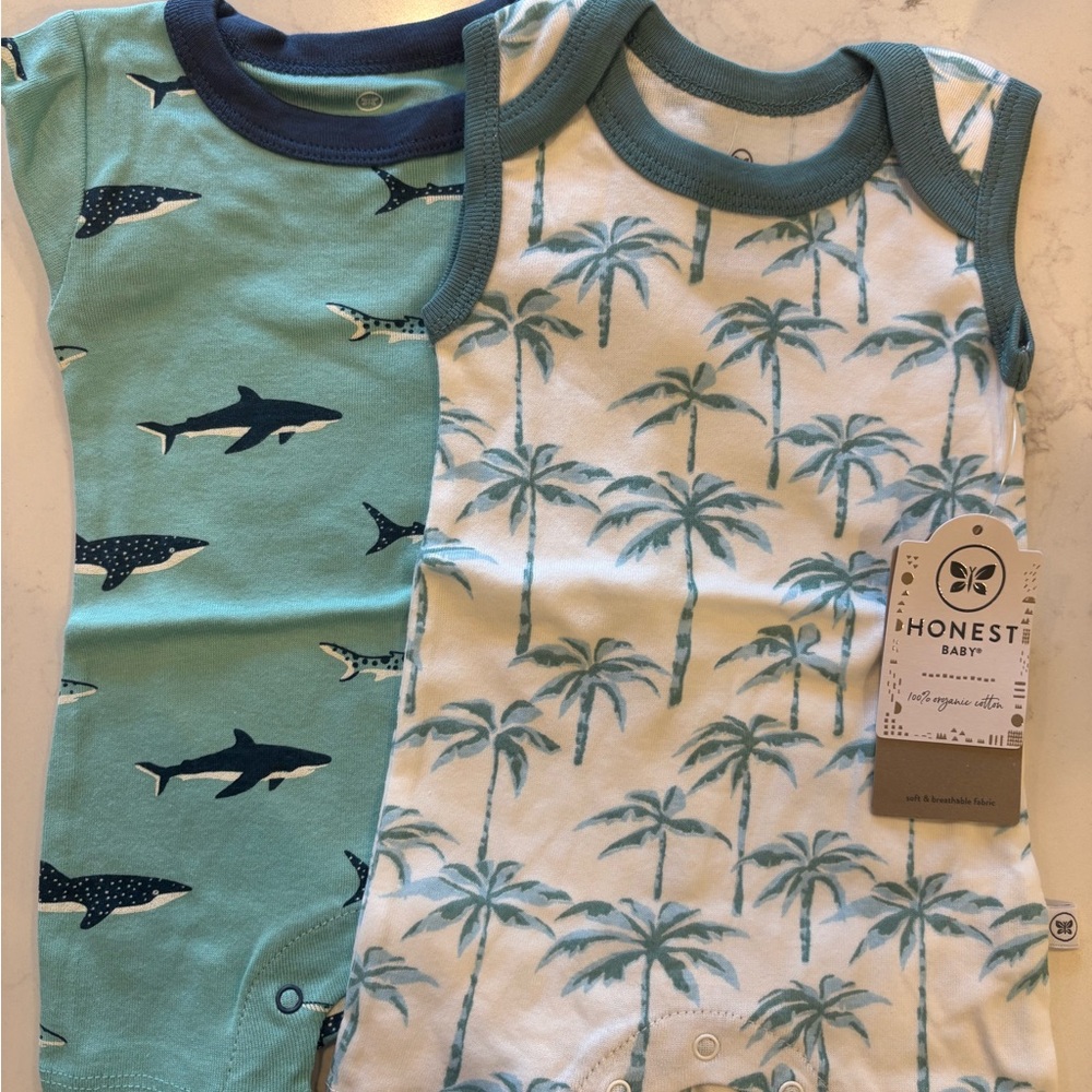 Honest Baby Organic Cotton Rompers